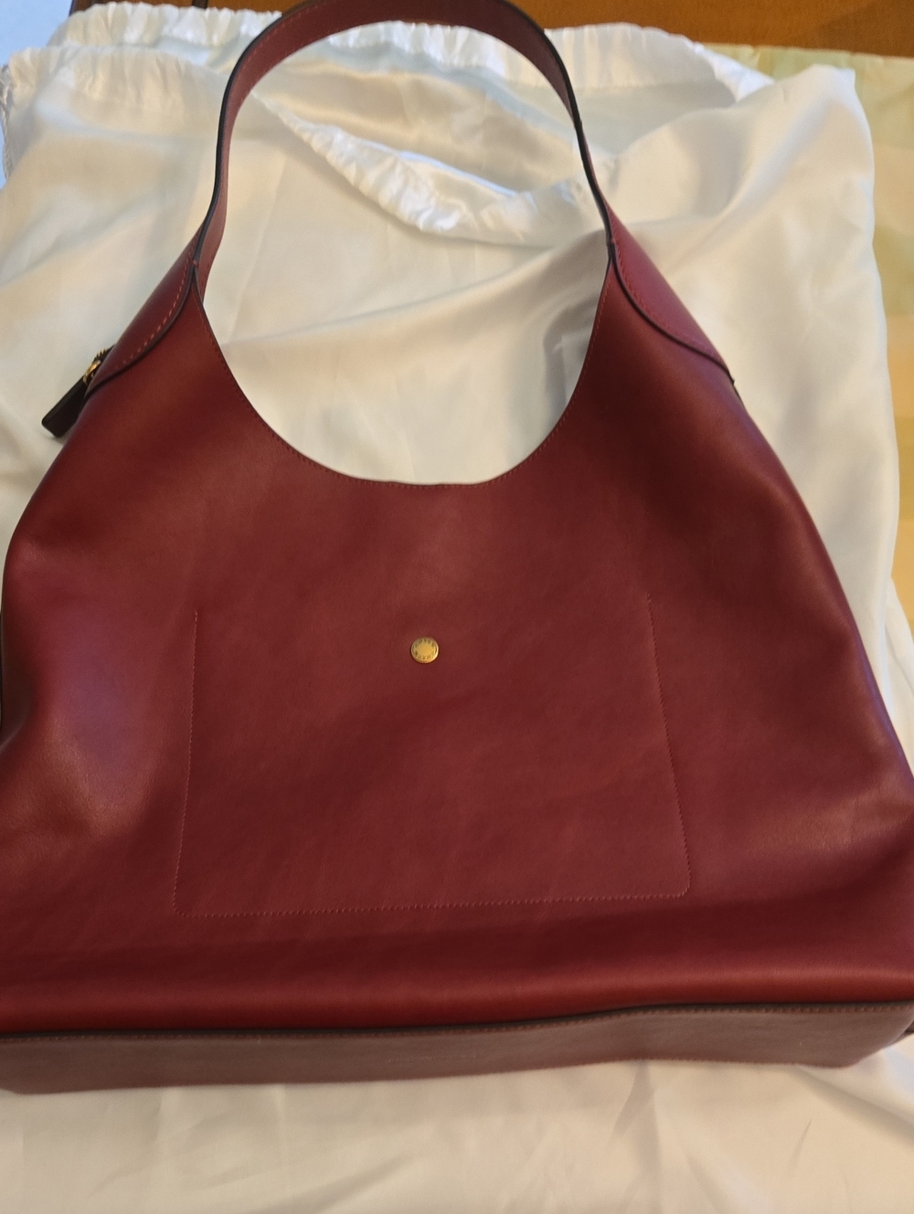 NWOT Merlot Coach Brooklyn 39 Shoulder Hobo Bag - Picture 7 of 14